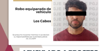 MARCO ANTONIO “N” QUEDA VINCULADO A PROCESO POR ROBO EQUIPARADO DE VEHÍCULO