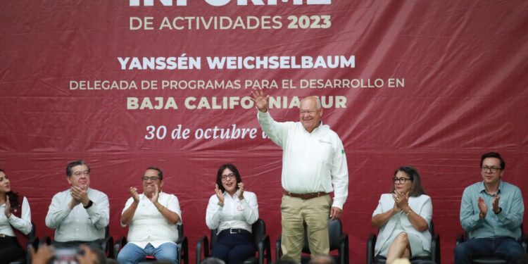 RECONOCE GOBERNADOR VCC, TRANSFORMACIÓN DE BCS CON APOYO DE PROGRAMAS FEDERALES DE BIENESTAR