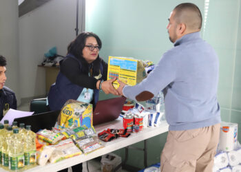 Fundación IMSS instala centro de acopio en Teatro Juan Moisés Calleja en beneficio de damnificados de Guerrero