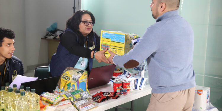 Fundación IMSS instala centro de acopio en Teatro Juan Moisés Calleja en beneficio de damnificados de Guerrero