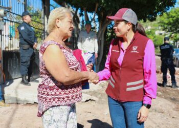 Recorre Presidenta Municipal la colonia Villas de Guadalupe
