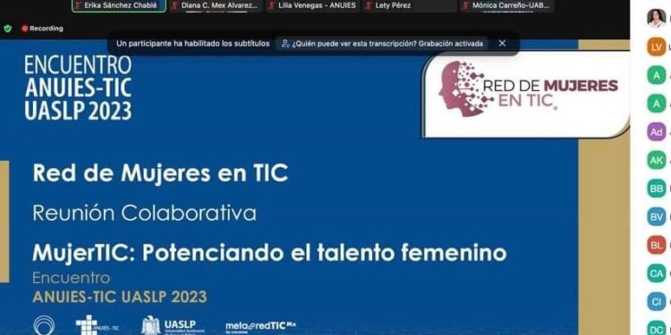Catedráticas de la UABCS participan en encuentro nacional de la Red de Mujeres TIC