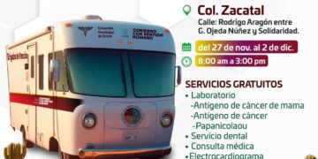 Del 27 de noviembre al 2 de diciembre las Brigadas Médicas