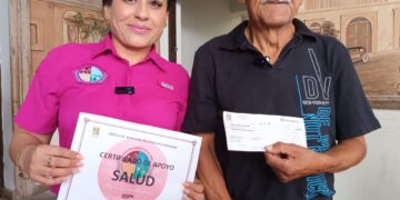 Este martes 21 de noviembre se hizo entrega de un apoyo económico al ciudadano Rafael González Toscano, por un monto de $14 mil pesos.