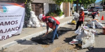 Mantenimiento y rehabilitación de vialidades en el municipio