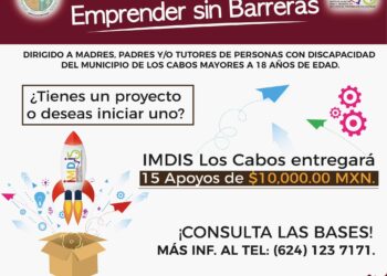 Oscar Leggs Castro a través del Instituto Municipal para el Desarrollo e Inclusión de Personas con Discapacidad (IMDIS) hará entrega de $10 mil pesos a 15 proyectos dentro del Programa Emprender Sin Barreras.