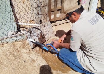 Se llevó a cabo un operativo de cortes a más de 25 tomas irregulares.
