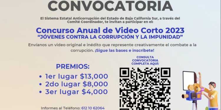 Convoca Sistema Estatal Anticorrupción a concurso anual Video Corto 2023 