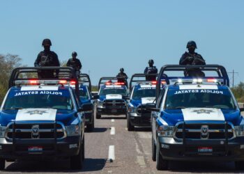 ELEMENTOS DE LA POLICÍA ESTATAL PARTICIPAN EN OPERATIVO DE SEGURIDAD BAJA MIL 2023