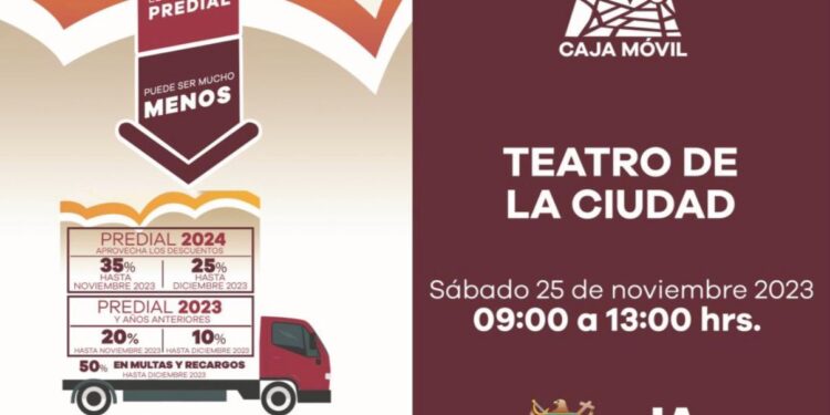 También puedes pagar el Predial en sábado