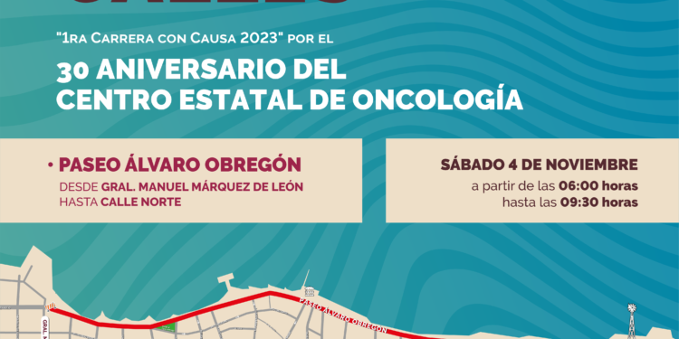 Cierre vial en el Paseo Álvaro Obregón por carrera conmemorativa