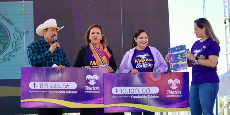 El XIV Ayuntamiento se sumó al Boteo del Teletón 2023, aportando un donativo económico de $84 mil 623.58 pesos como resultado del esfuerzo del capital humano del Sistema Municipal DIF y del Departamento de Bomberos San José del Cabo