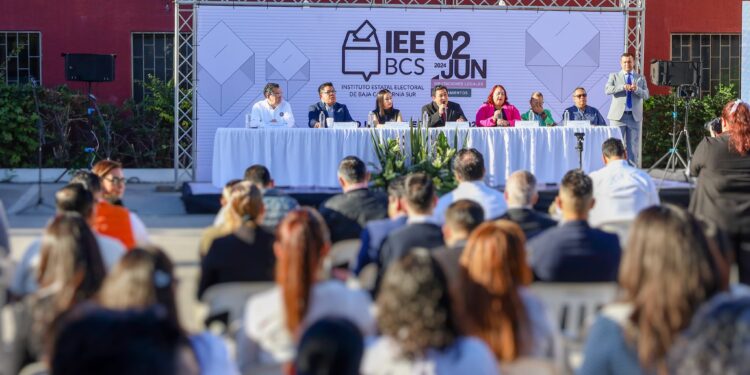 Inicio del Proceso Local Electoral 2023-2024, llevado a cabo por el Instituto Estatal Electoral de Baja California Sur