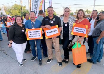 Marcha pacífica en la delegación de Cabo San Lucas, bajo el lema 2023: “Dignidad, libertad y justicia para todas las personas”. 