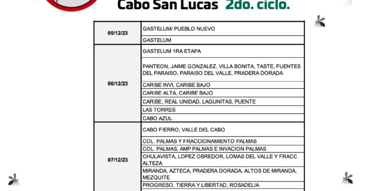 Segundo ciclo de Nebulización Espacial