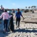 jornada de limpieza en la franja costera ubicada en la comunidad de La Playa, en San José del Cabo