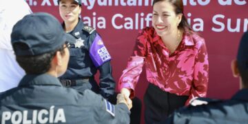 Anuncia Milena Quiroga bono de riesgo para policías municipales en 2024