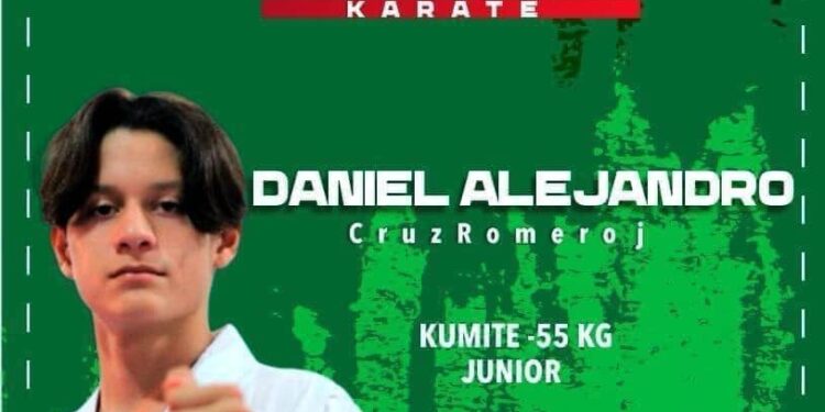 OCUPA DANIEL CRUZ SEGUNDO LUGAR EN RANKING MUNDIAL DE KARATE