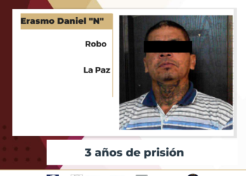   POR ROBO A COMERCIO PASARÁ 3 AÑOS 4 MESES EN PRISIÓN; PGJE LOGRA SENTENCIA 