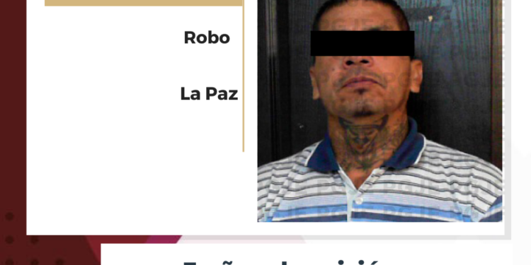 POR ROBO A COMERCIO PASARÁ 3 AÑOS 4 MESES EN PRISIÓN; PGJE LOGRA SENTENCIA