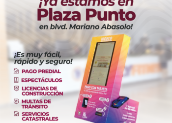 Instalan nuevo Kiosco para el pago de multiservicios municipales en Plaza Punto La Paz