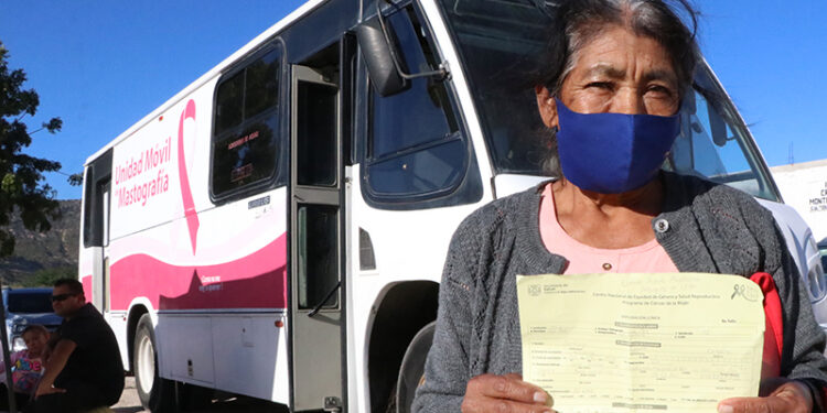 REFUERZA GOBIERNO ESTATAL DETECCIÓN DE CÁNCER DE MAMA DURANTE EL CIERRE DE AÑO 