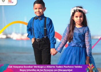 Zoé  y Alberto, los Reyes Infantiles de las personas con discapacidad