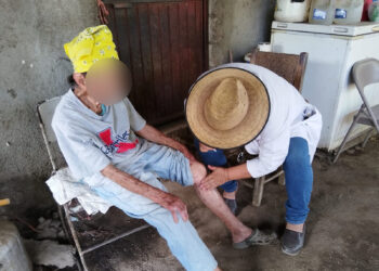 Se realizó una visita a la localidad de Ángel de la Guarda, ubicada en Buena Vista, para brindar los servicios médicos de manera gratuita.