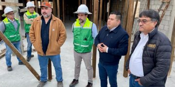 Oscar Leggs Castro realizó un recorrido de supervisión por la 1ra etapa de la magna obra de la nueva planta desaladora