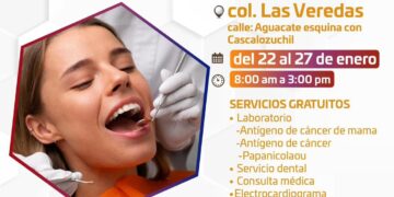 El XIV Ayuntamiento de Los Cabos que preside Oscar Leggs Castro informa a la ciudadanía que la Brigada Médica de Salud continúa durante esta semana en la colonia Las Veredas, en San José del Cabo.