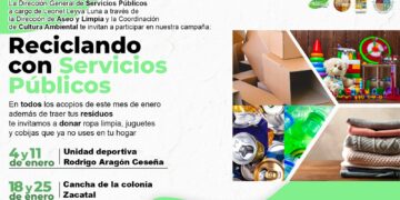 Invita a la ciudadanía y empresas en general a sumarse a la campaña Reciclando