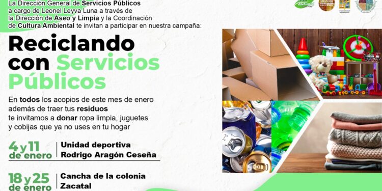 Invita a la ciudadanía y empresas en general a sumarse a la campaña Reciclando