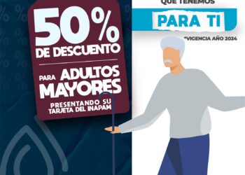 Para este 2024 se mantendrán vigentes los descuentos del 50% para las personas adultas mayores y/o con discapacidad
