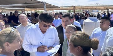 El alcalde Oscar Leggs Castro encabezó la  24ª Audiencia Pública que se desarrolló en la colonia Caribe Bajo de Cabo San Lucas