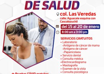 La Brigada Médica del Gobierno de Los Cabos permanecerá hasta este viernes 19 de enero en la colonia Las Veredas; acércate y aprovecha los servicios gratuitos