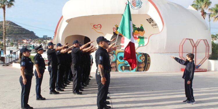 Autoridades delegacionalesefectuaron unaceremonia cívica en conmemoración al natalicio de Ildefonso Cipriano Green Ceseña, Jesús Castro Agúndez y Fernando Inés Cota Sández