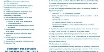 Se invita a la población a formar parte de la institución como policía preventivo. 