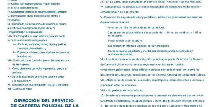 Se invita a la población a formar parte de la institución como policía preventivo. 