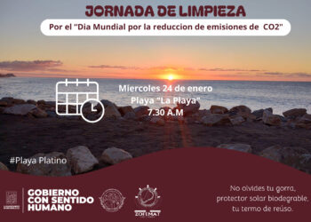 Se realizará este miércoles 24 de enero una campaña de limpieza en la franja costera ubicada en la comunidad de La Playa, en San José del Cabo.