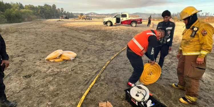 Reserva Ecológica Estatal Estero San José del Cabo fueron los principales actores para la liquidación y combate directo en el lugar del siniestro
