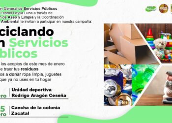 Invitación a la ciudadanía y empresas en general a sumarse a la campaña Reciclando con Servicios Públicos en la que además de traer los residuos a reciclar, podrán traer ropa, juguetes y cobijas que ya no usen en el hogar.