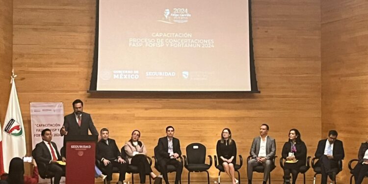 PRESENTE BCS EN CAPACITACIÓN DE FASP 2024: SAÚL GONZÁLEZ