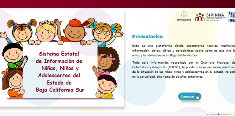 CUENTA BCS CON SISTEMA ESTATAL DE INFORMACIÓN DE NIÑAS, NIÑOS Y ADOLESCENTES