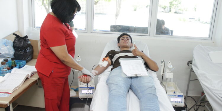 RECOLECTÓ SALUD ESTATAL MÁS DE SEIS MIL UNIDADES DE SANGRE SEGURA DURANTE 2023