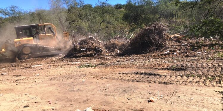 Rehabilita Servicios Públicos tiradero a cielo abierto en El Triunfo