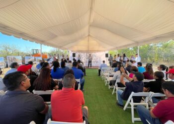Personal del Sindicato de la CROC, dieron a conocer el nuevo proyecto de vivienda denominado Residencial San Lázaro en San José del Cabo.