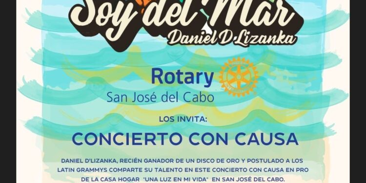 El Sistema Municipal DIF (SMDIF) en coordinación con el Club Rotario Los Cabos, invita a la ciudadanía en general a presenciar el concierto con causa