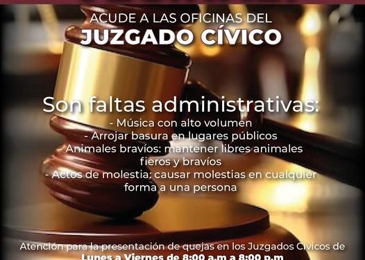 El XIV Ayuntamiento de Los Cabos, a través del personal del área de Justicia Cívica, atiende las quejas y denuncias de la población cabeña