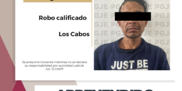 CUMPLIMENTA PGJE ORDEN DE APREHENSIÓN A IMPUTADO POR ROBO