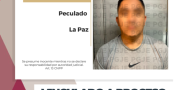 OBTIENE PGJE VINCULACIÓN A PROCESO PENAL CONTRA IMPUTADO POR DELITO DE PECULADO